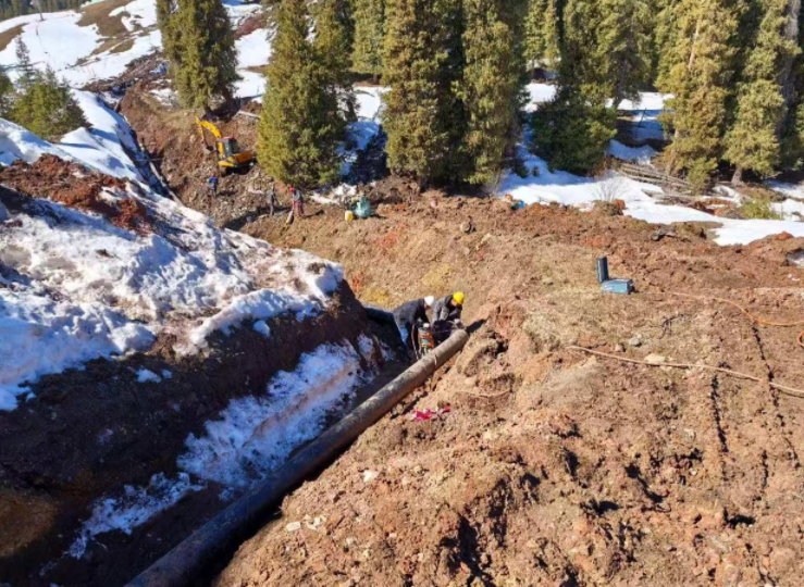 勇担使命踏雪攻坚 匠心守护饮水安全——试验公司顺利完成新疆奇台县人畜饮水项目首轮管道探伤检测